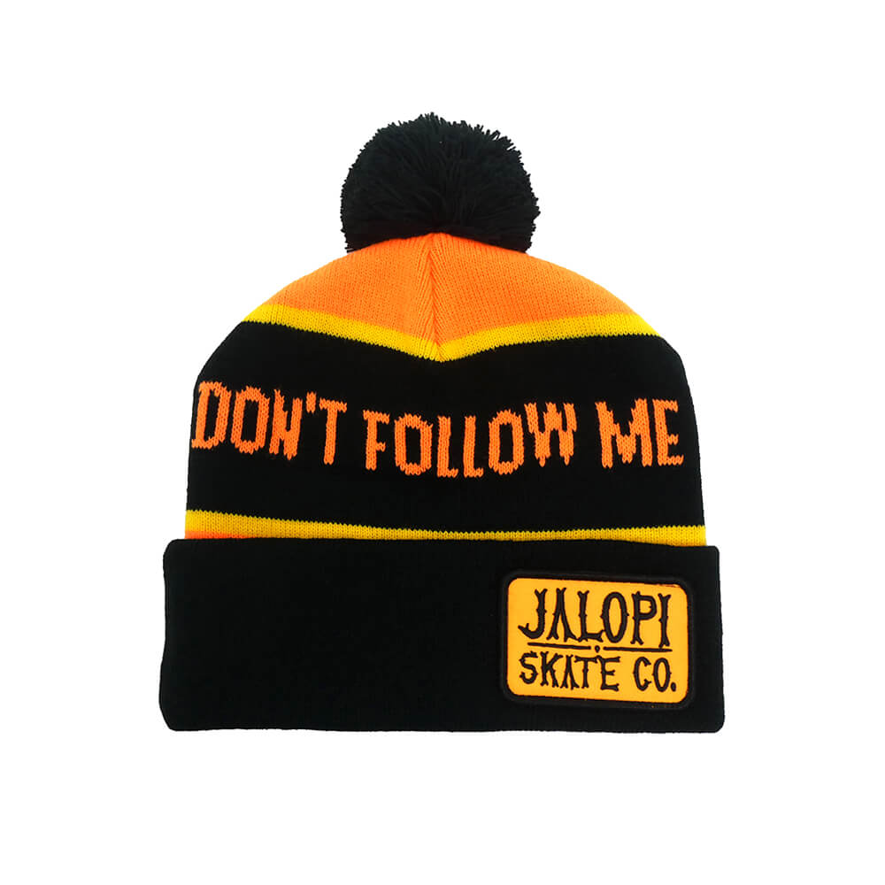 Rakuten - ANTIHERO KNITCAP アンチヒーロー ニットキャップ I'M LOST TOO POM BEANIE BLACK/ORANGE/YELLOW スケートボード スケボー