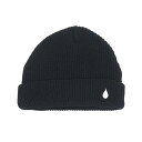 COLOR COMMUNICATIONS KNITCAP カラーコミュニケーションズ ニットキャップ DRIP EMB CUFF BLACK スケートボード ス...