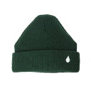 COLOR COMMUNICATIONS KNITCAP カラーコミュニケーションズ ニットキャップ DRIP EMB CUFF DARK GREEN スケートボード スケボー