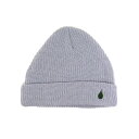 COLOR COMMUNICATIONS KNITCAP カラーコミュニケーションズ ニットキャップ DRIP EMB CUFF GREY スケートボード スケ...