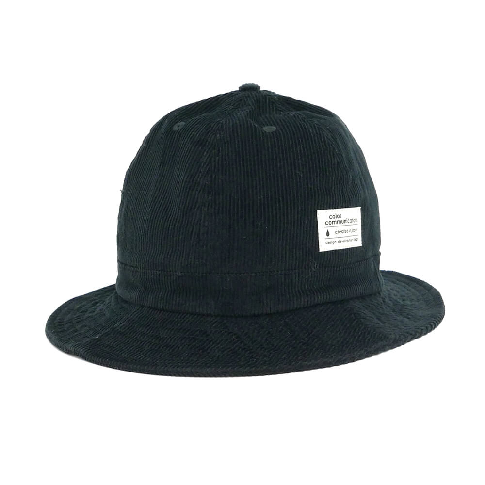 COLOR COMMUNICATIONS HAT ���顼���ߥ�˥�������� �ϥå� COTTON TAG METRO CORD BLACK �������ȥܡ��� ��...