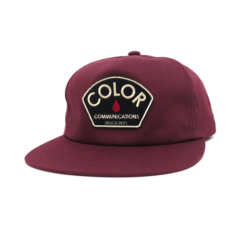 COLOR COMMUNICATIONS CAP カラーコミュニケーションズ キャップ DESIGN DEPT. PATCH UNSTRUCTURED SNA..