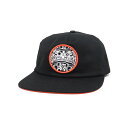 CREATURE CAP クリーチャー キャップ FORTUNE STRAPBACK BLACK スケートボード スケボー