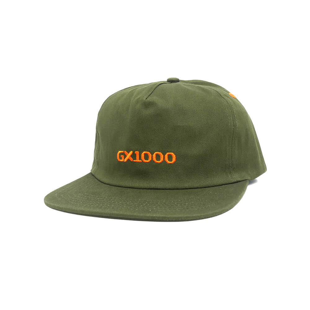 Rakuten - GX1000 CAP ジーエックス1000 キャップ MINI OG LOGO SNAPBACK MILITARY GREEN スケートボード スケボー