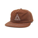 ハフ キャップ メンズ HUF CAP ハフ キャップ HUF SET TT SNAPBACK LIGHT BROWN/WHITE スケートボード スケボー