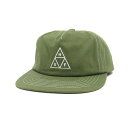 HUF CAP ハフ キャップ HUF SET TT SNAPBACK LIGHT OLIVE/WHITE スケートボード スケボー