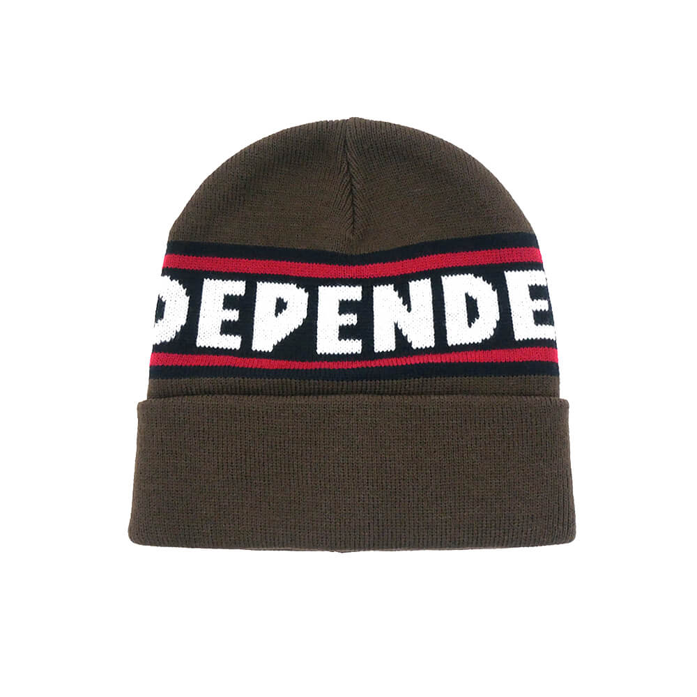 Rakuten - INDEPENDENT KNITCAP インディペンデント ニットキャップ BAR LOGO BEANIE CHOCOLATE スケートボード スケボー