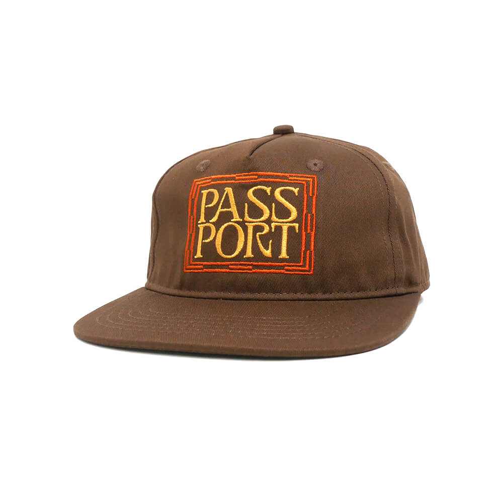 PASS~PORT CAP パスポート キャップ DOGU WORKERS CHOCOLATE スケートボード スケボー