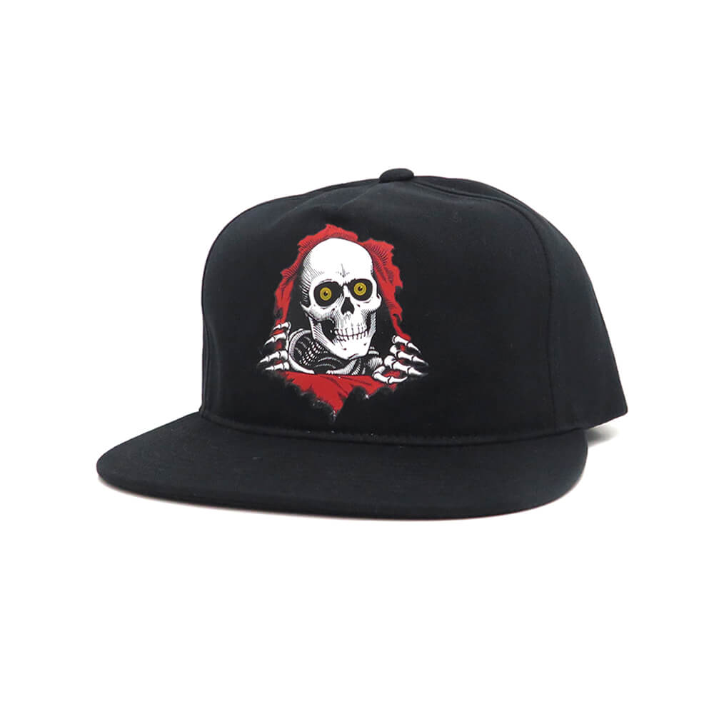 POWELL PERALTA RIPPER SNAPBACK CAP BLACK 【 パウエル