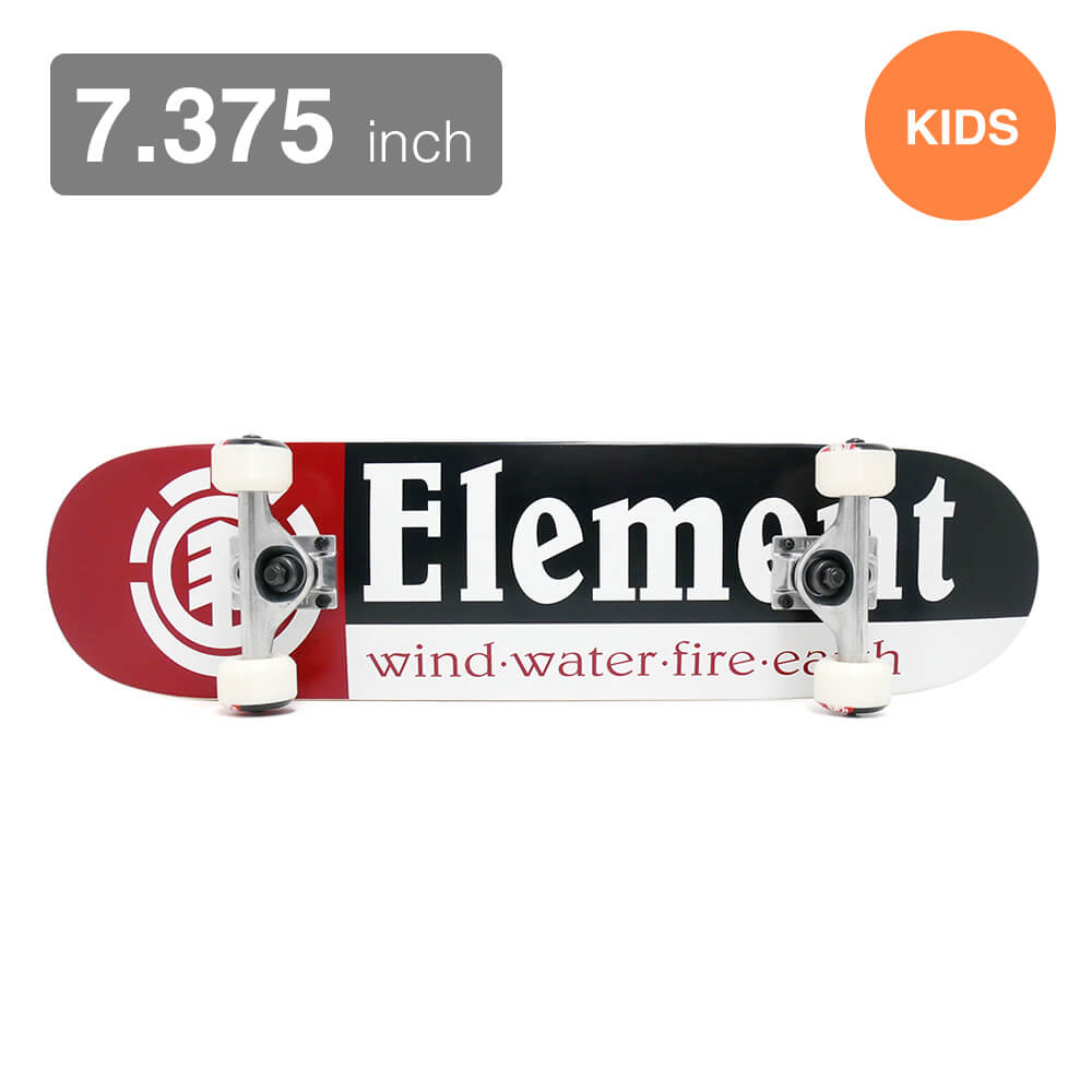 専用ケース付き ELEMENT エレメント コンプリートセット スケートボード完成品（子供用） SECTION 7.375 スケートボ…