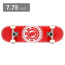 防水ケース付き ELEMENT エレメント コンプリートセット スケートボード完成品 SEAL JAPAN RED 7.75 スケートボード スケボー