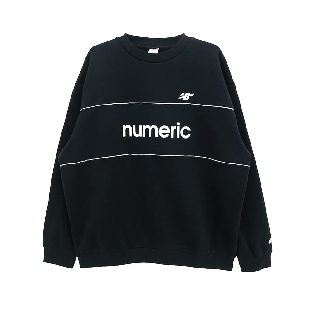 Rakuten - NEW BALANCE NUMERIC CREW SWEAT ニューバランス ヌメリック トレーナー TEAM CREW BLACK スケートボード スケボー