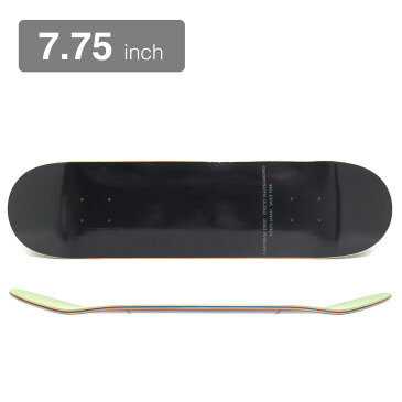 CALIFORNIA STREET DECK カリフォルニアストリート デッキ TEAM SIMPLE BLACK 7.75 スケートボード スケボー ブランク SKATEBOARD BLANK スケートボード スケボー SKATEBOARD