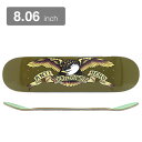 ANTIHERO DECK アンチヒーロー デッキ TEAM CLASSIC EAGLE BROWN 8.06 スケートボード スケボー