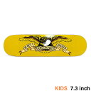 ANTIHERO DECK アンチヒーロー デッキ(子供用) TEAM CLASSIC EAGLE MINI YELLOW 7.3 スケートボード スケボー