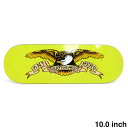 ANTIHERO DECK アンチヒーロー デッキ TEAM SHAPED EAGLE THE HORSE PILL 10.0 スケートボード スケボー