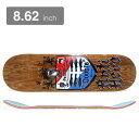 ANTIHERO DECK アンチヒーロー デッキ VICTOR PELLEGRIN(DOOBIE)COAT OF ARMS BROWN STAIN 8.62 ...