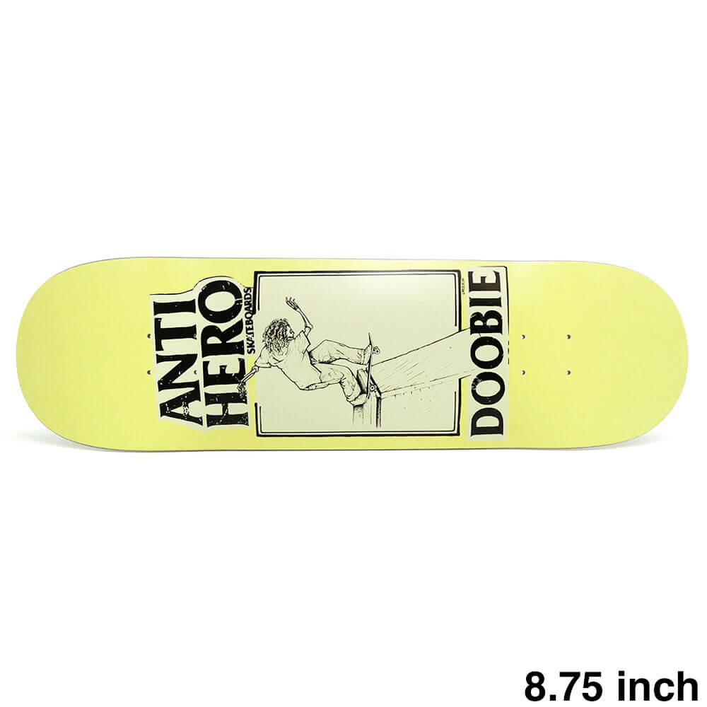 ANTIHERO DECK アンチヒーロー デッキ VICTOR PELLEGRIN（DOOBIE）DOOBIE BY LANCE 8.75 スケートボー..