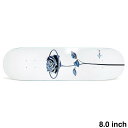 APRIL DECK エイプリル デッキ TEAM CHROME ROSE WHITE 8.0 スケートボード スケボー