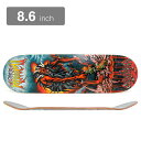 (セール)CREATURE DECK クリーチャー デッキ CHRIS RUSSELL BEASTIAL 8.6 スケートボード スケボー