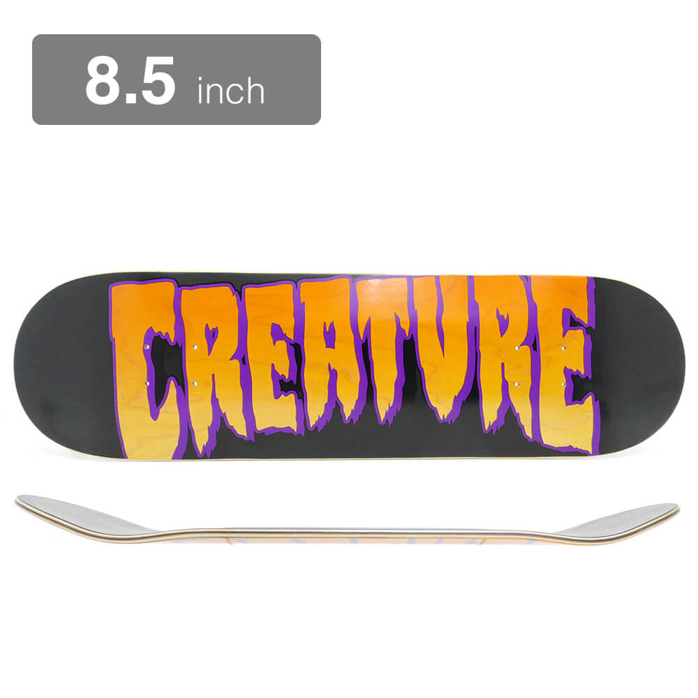 CREATURE DECK クリーチャー デッキ TEAM LOGO OUTLINE STUMPS 8.5 スケートボード スケボー