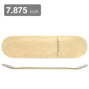 CALIFORNIA STREET DECK カリフォルニアストリート デッキ TEAM SIMPLE CLEAR 7.875 ブランク(DSM) スケートボー...