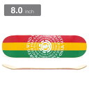 ELEMENT DECK エレメント デッキ TEAM SEALERS RASTA 8.0 スケートボード スケボー