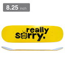 FLIP DECK フリップ デッキ TEAM SCRIBBLE LOGO YELLOW 8.25 スケートボード スケボー