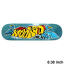 KROOKED DECK クルキッド デッキ MIKE ANDERSON RAPTORS EMERALD STAIN 8.38 スケートボード スケボー