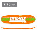 KROOKED DECK クルキッド デッキ TEAM ZIP ZINGER CLASSIC ORANGE 7.75 スケートボード スケボー