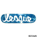 LESQUE DECK レスケ デッキ TEAM AQUA FLOW 8.0 スケートボード スケボー