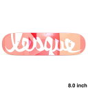 LESQUE DECK レスケ デッキ TEAM SUNSET MIRAGE 8.0 スケートボード スケボー