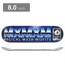 MAGICAL MOSH MISFITS DECK マジカルモッシュミスフィッツ デッキ TEAM MxMxM CYBER BLUE 8.0 スケートボード ス...