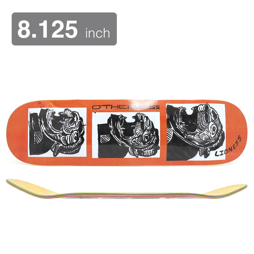 OTHERNESS DECK アザーネス デッキ TEAM LIONESS 8.125 スケートボード スケボー
