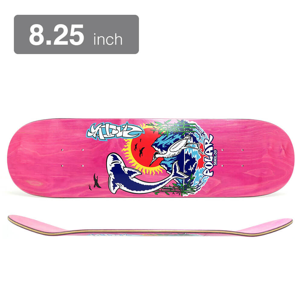 Polar Skate Co S.S THE SPIRAL OF LIFE OLIVE DECK /8.125×32