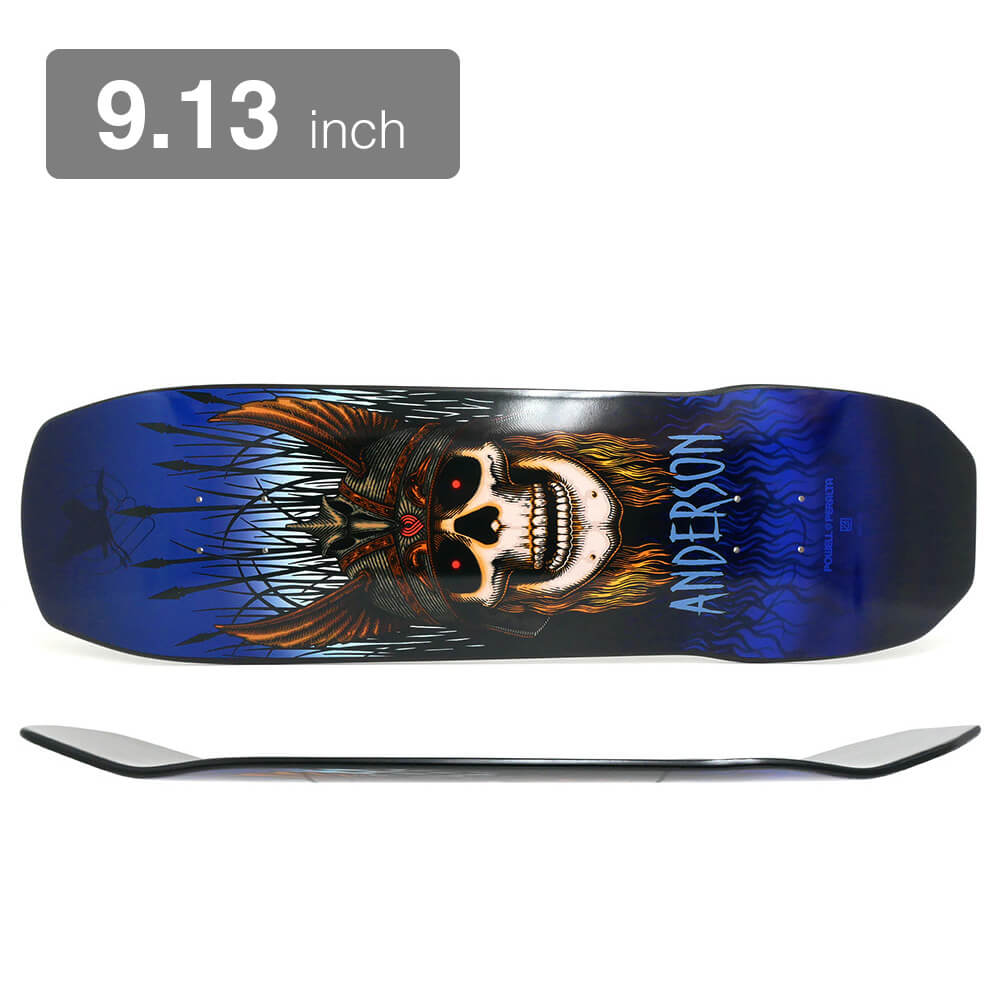 POWELL PERALTA DECK パウエルペラルタ デッキ ANDY ANDERSON HERON BLUE 9.13 スケートボード スケボー