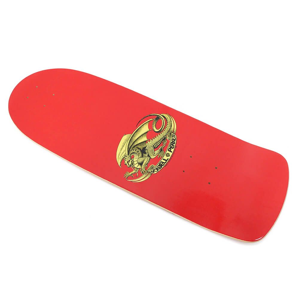 POWELL PERALTA DECK パウエルペラルタ デッキ MIKE MCGILL MCTWIST SKULL & SNAKE RED/GOLD FOIL 40TH ANNIVERSARY REISSUE 10.0 WHEEL WELLS スケートボード スケボー