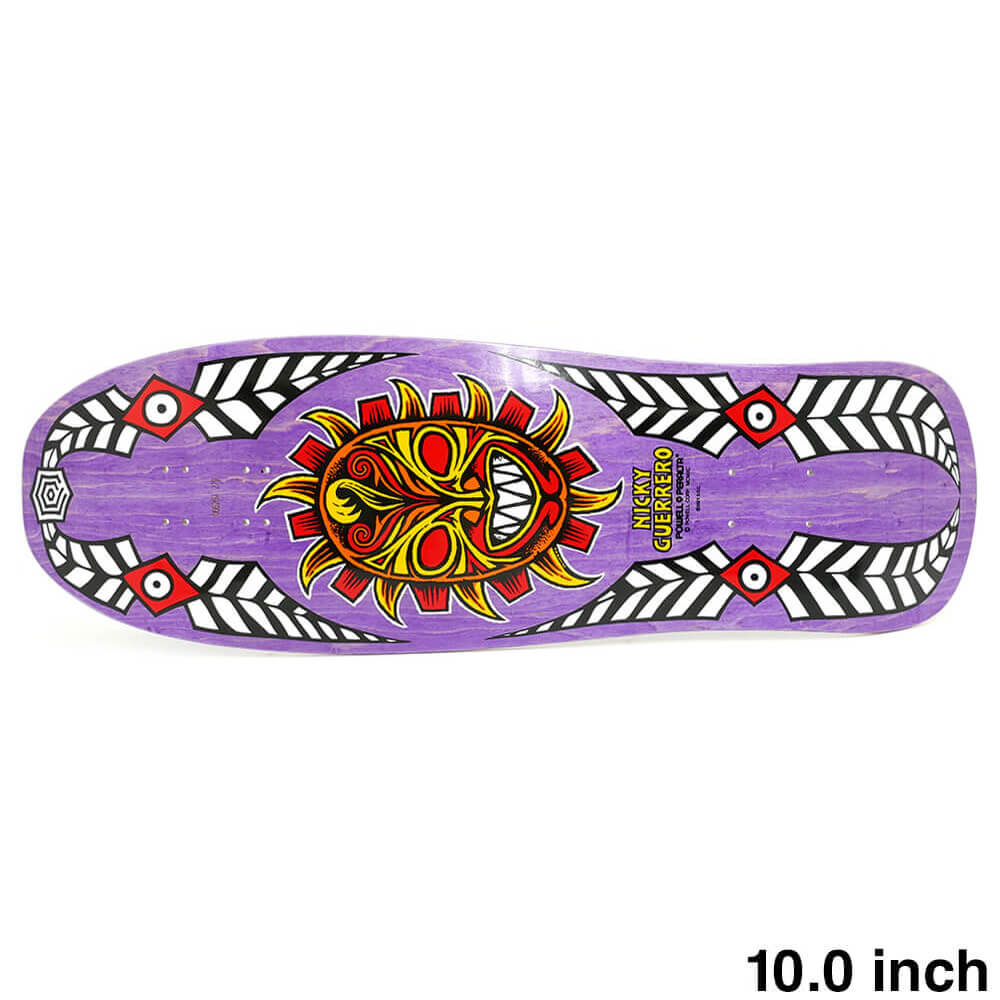 POWELL PERALTA DECK パウエルペラルタ デッキ NICKY GUERRERO MASK PURPLE 10.0 スケートボード スケボー