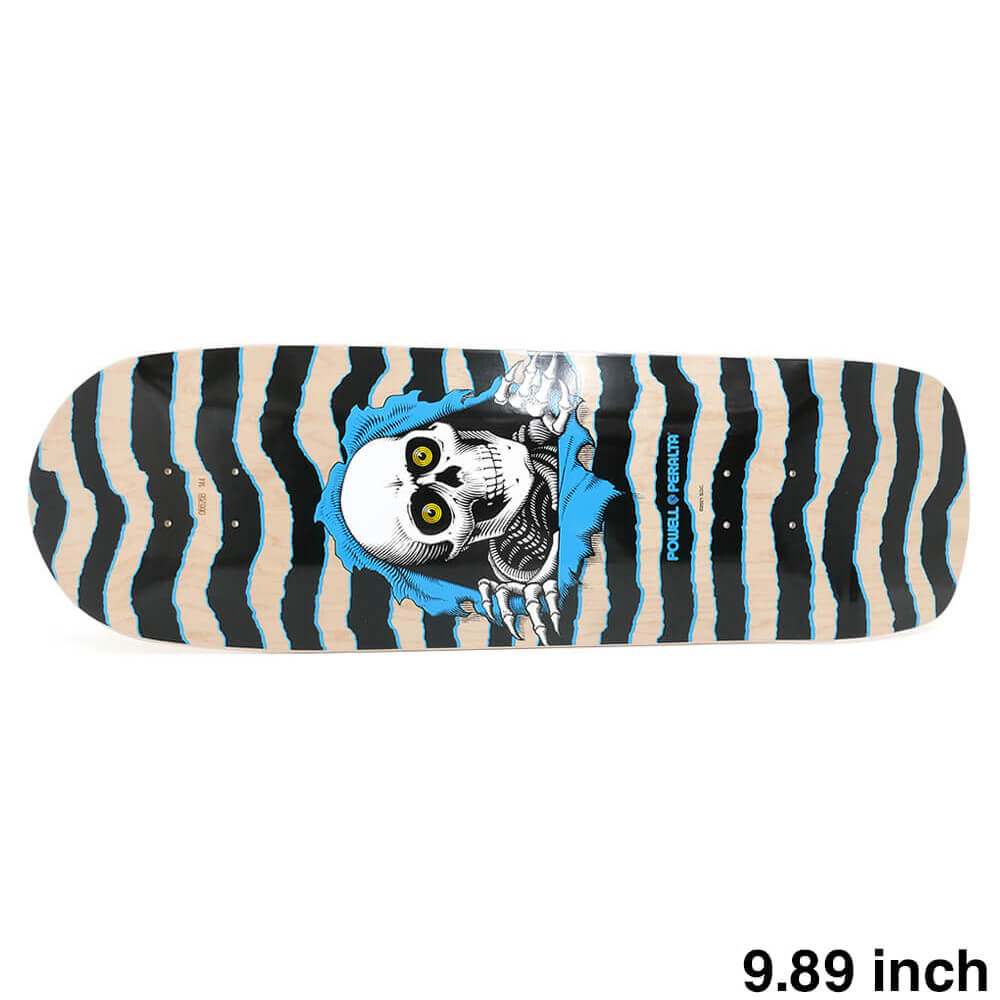 POWELL PERALTA DECK パウエルペラルタ デッキ TEAM OLD SCHOOL RIPPER NATURAL/BLUE 9.89 スケートボード スケボー