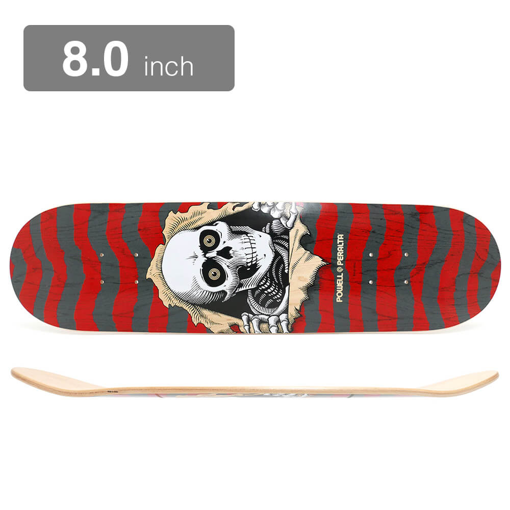 POWELL PERALTA DECK パウエルペラルタ デッキ TEAM RIPPER RED 8.0 スケートボード スケボー