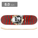 POWELL PERALTA DECK パウエルペラルタ デッキ TEAM RIPPER RED 8.0 スケートボード スケボー