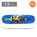 POWELL PERALTA DECK パウエルペラルタ デッキ(子供用) TEAM SKULL & SWORD BLUE 7.5 スケートボード スケボー