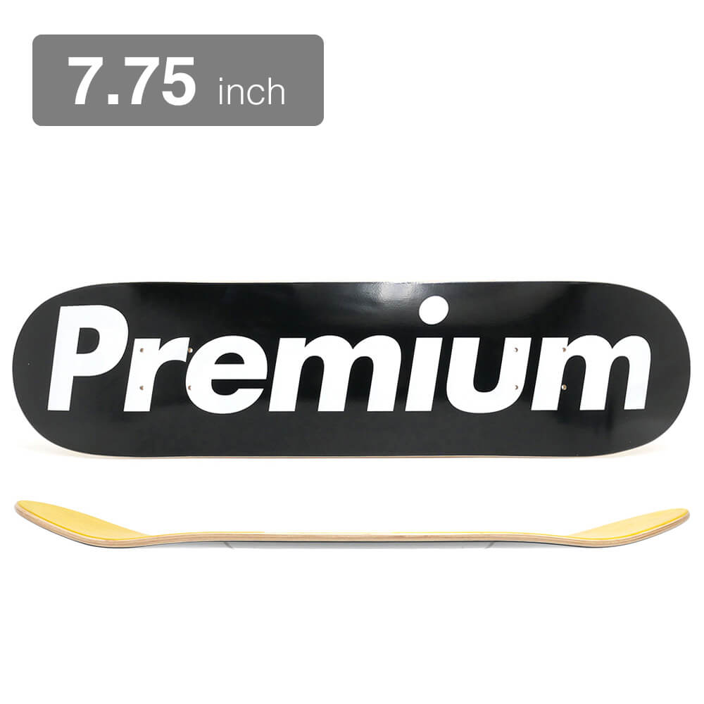 PREMIUM DECK プレミアム デッキ TEAM SUPREMIUM BLACK/WHITE 7.75 スケートボード スケボー