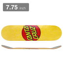 SANTA CRUZ DECK サンタクルーズ デッキ TEAM CLASSIC DOT YELLOW STAIN 7.75 スケートボード スケボー