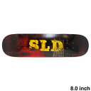 SLD DECK エスエルディー デッキ TEAM RAW LOGO 8.0 スケートボード スケボー