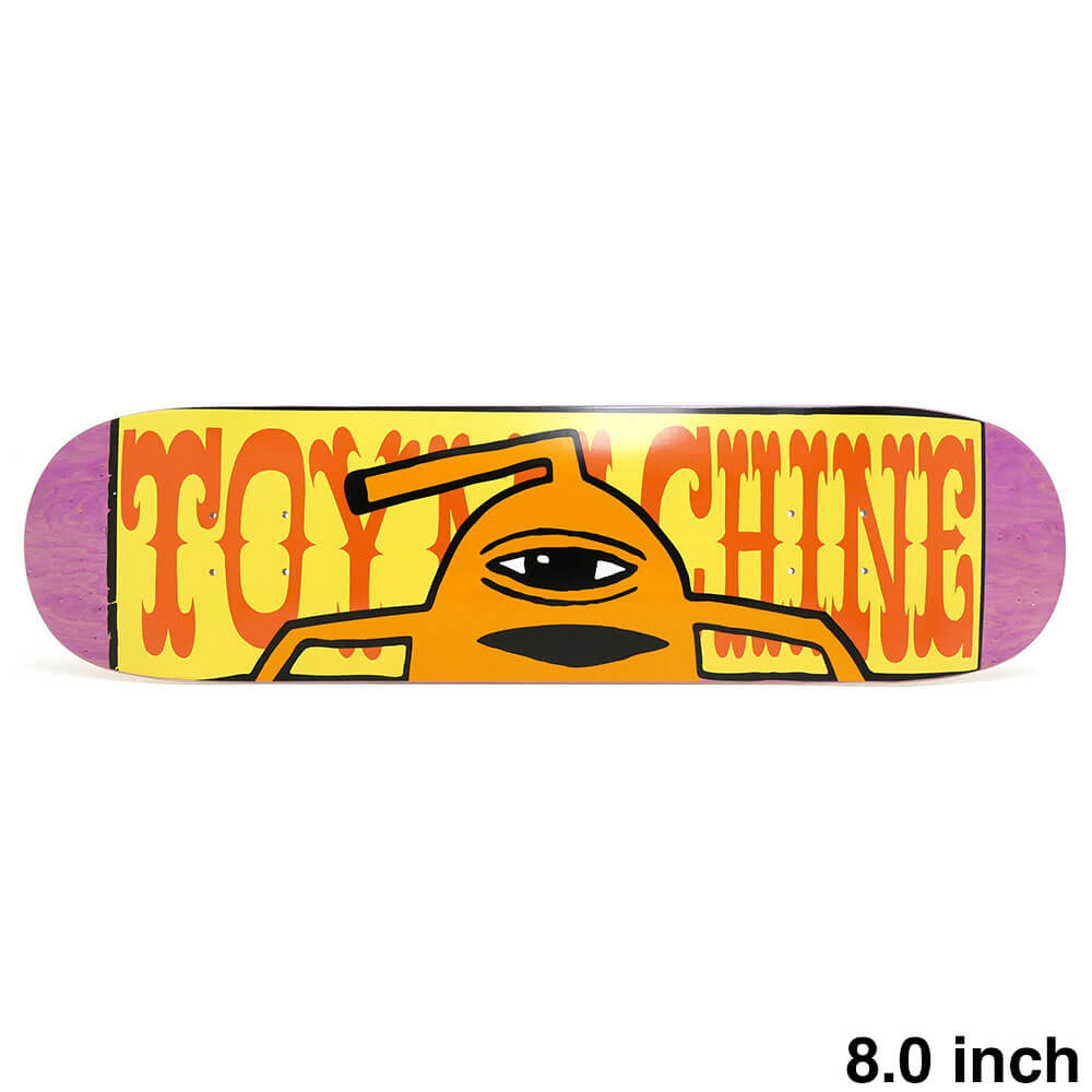 TOY MACHINE DECK ȥޥ ǥå TEAM SECT BAR YELLOW PURPLE STAIN 8.0 ȥܡ ܡ