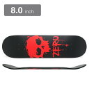 ZERO DECK ゼロ デッキ TEAM BLOOD SKULL 8.0 RESIN-7 スケートボード スケボー