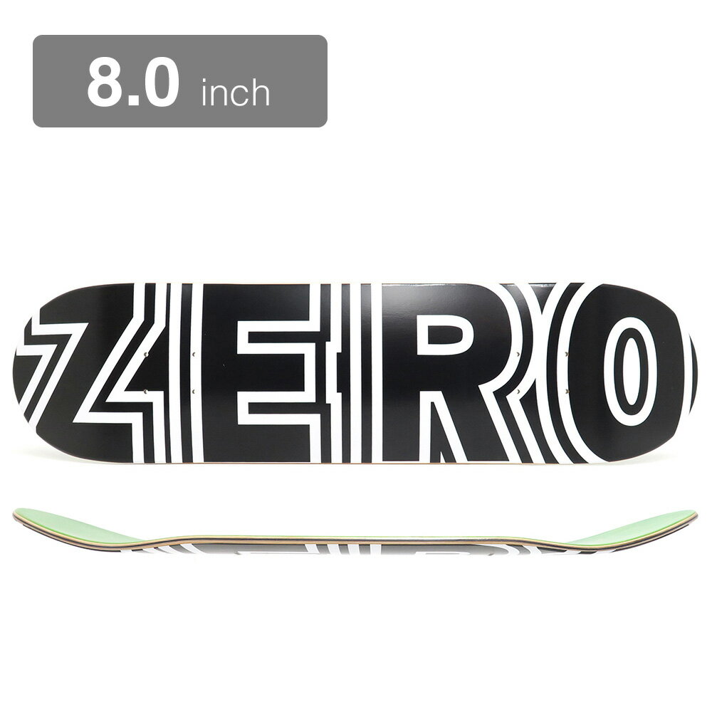 楽天スケートボードのCALIFORNIASTREETZERO DECK ゼロ デッキ TEAM CLASSIC BOLD 8.0 RESIN-7 スケートボード スケボー