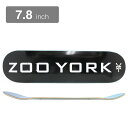 ZOO YORK DECK Y[[N fbL TEAM OG 95 LOGO BLOCK BLACK 7.8 XP[g{[h XP{[