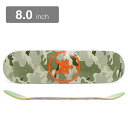 ZOO YORK DECK ズーヨーク デッキ TEAM ZY CAMO SPEC 8.0 スケートボード スケボー